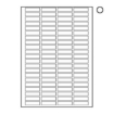 Picture of Label - Mini - A4 Ink or Laserjet Print - 46 x 11.1mm - White - 1 Box  - W225100's