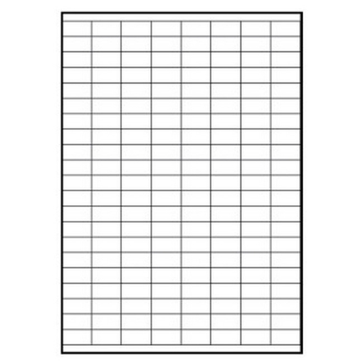 Picture of Label - Multi Purpose - A4 Ink or Laserjet Print - 26 x 13.5mm - White - 1 Box   - W240100's