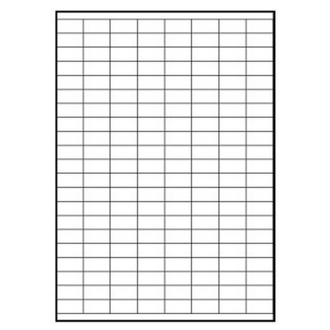 Picture of Label - Multi Purpose - A4 Ink or Laserjet Print - 26 x 13.5mm - White - 1 Box   - W240100's