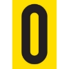 Picture of Adhesive Signs – No. 0 - Black-Yellow - 55 x 90mm - SIGNA55-10
