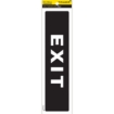 Picture of Information Sign - Exit - White-Black - 185 x 50mm - SIGNAEX(R)