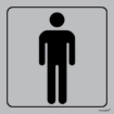 Picture of Aluminium Sign - Men's Toilet - 150 x 150mm - SIGNALMT