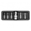 Picture of Spline Bit Socket Set - Chrome Vanadium - 1/2" Connector - Standard Length - 6 Piece - YT-0414