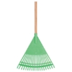 Picture of Plastic Rake - Wooden Handle - TOOR1523