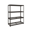 Picture of Steel Shelving - 4 Tier - Heavy Duty - Boltless - Metal Frame and Shelves - Charcoal - ADIY3905