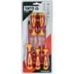 Picture of VDE Electrician Screwdriver Set - Insulated - Flat Head and Phillips - 5 Piece - YT-2827