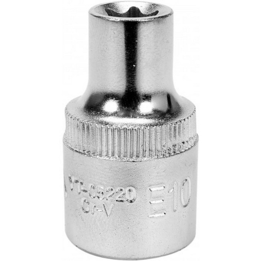Picture of Torx Socket - Female - Chrome Vanadium - 1/2" Connector - E10 - YT-05220