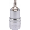 Picture of Torx Bit Socket - Male - Chrome Vanadium -  1/2" Connector - Standard Length - T27 x 50mm - YT-04312