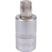 Picture of Torx Bit Socket - Male - Chrome Vanadium -  1/2" Connector - Standard Length - T60 x 50mm - YT-04318