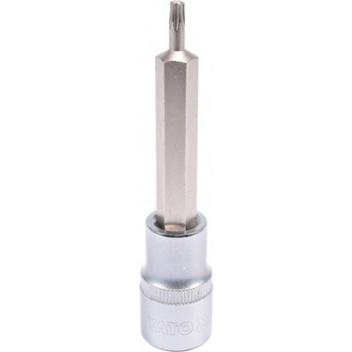 Picture of Torx Bit Socket - Male - Chrome Vanadium -  1/2" Connector - Long - T20 x 100mm - YT-04320