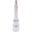 Picture of Spline Bit Socket - Chrome Vanadium -  1/2" Connector - Long - M6 x 100mm - YT-04351