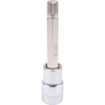 Picture of Spline Bit Socket - Chrome Vanadium -  1/2" Connector - Long - M10 x 100mm - YT-04353