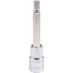 Picture of Hex Bit Socket - Chrome Vanadium -  1/2" Connector - Long - HEX 7 x 100mm - YT-04393