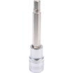 Picture of Hex Bit Socket - Chrome Vanadium -  1/2" Connector - Long - HEX 8 x 100mm - YT-04394