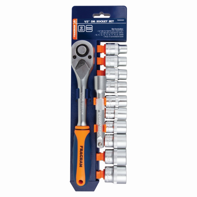 Picture of Socket Set - 1/2” - Chrome Vanadium - 12 Piece - TOOS1505