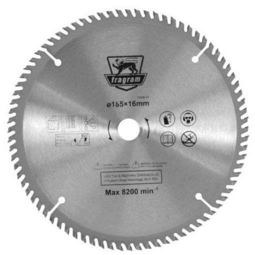 Picture of Wood Cutting Blade - Ø185mm x 16mm - 80T - TOOB139