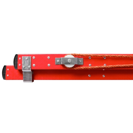 Rope and pulley system kit, for use with extension ladders, ladder, aluminium ladder, step ladder, f.
