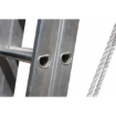 Heavy duty triple extension ladder for industrial use, ladder, aluminium ladder, step ladder, a fram.