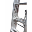 Heavy duty double extension ladder for industrial use, ladder, aluminium ladder, step ladder, a fram.