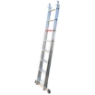 Medium duty combination step and extension ladder for commercial use, ladder, aluminium ladder, step.