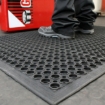 Supplywise rubber mat, similar to rampmat, rubber matting, matting, floor rubber, rubber floor tiles.
