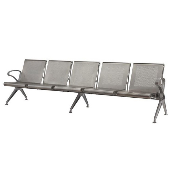 SW airport bench, similar to indoor bench, public seating from waltons, makro, leroy.