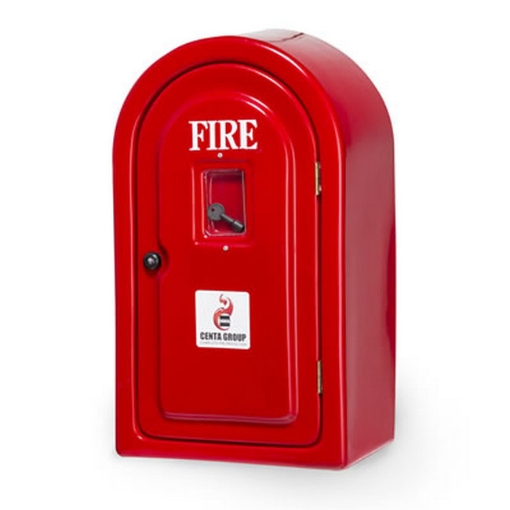 Supplywise fibreglass fire extiguisher cabinet similar to the Makro red fibreglass fire extinguisher cabinet for 4.5kg extinguisher.