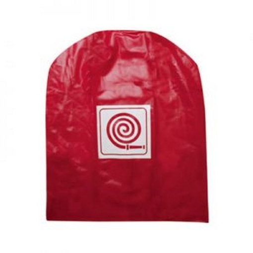 Supplywise pvc fire hose reel cover similar to the Centa red pvc hose reel cover for weather protection and visibility.