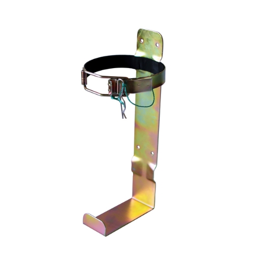 Supplywise fire extinguisher vehicle bracket similar to the Inta Safety gold steel vehicle bracket for 2.5kg fire extinguishers.