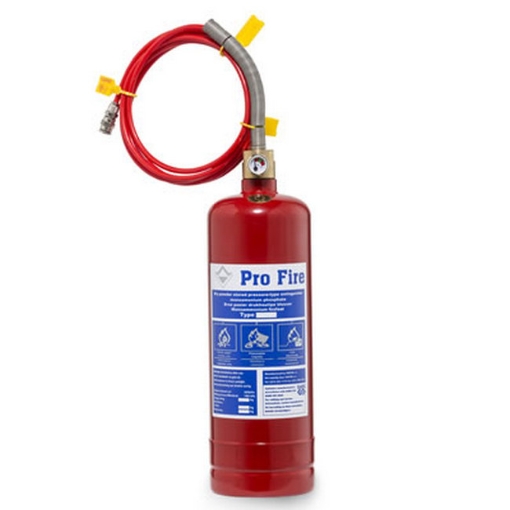 Supplywise gas fire suppression system similar to the Safety & Fire red 2.5kg map profire gas fire suppression system extinguisher.