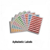 SW alphabetic labels, similar to labels, cardboard box, moving boxes from optiplan,pna.