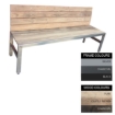 SW slimline bench, similar to bench, wood bench, outdoor bench from badec bros.