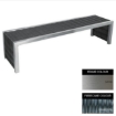 SW contemporary bench, similar to bench, wood bench, outdoor bench from wilson stone.