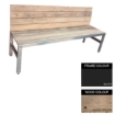 Picture of Slimline Bench - Steel and Wood - Bolt Down - 45x180x49cm - Colour Options - SLB4642PC