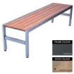 Picture of Slimline Bench - Steel and Wood - Adj. Feet - 45x150x45cm - Colour Options - SL4631PC
