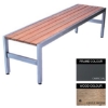 Picture of Slimline Bench - Steel and Wood - Bolt Down - 45x150x45cm - Colour Options - SL4632PC