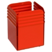 Picture of Pencil Holder - Fluted Steel Range - Metal - 7.5 x 7.5 x 10 cm - Colour Options - 535BL