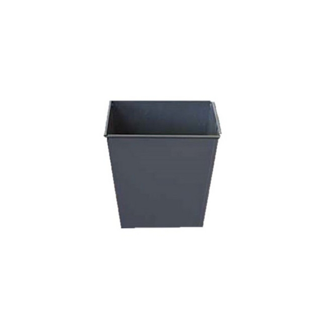 Supplywise steel dustbin similar to the Cashbuild hammertone grey steel waste bin, 29x30x30 cm, 1.6 kg.