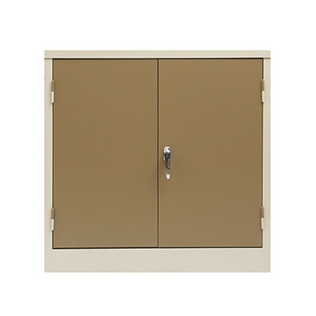 Supplywise steel stationery cupboard similar to the Adendorff ivory and karoo steel stationery cupboard with 2 shelves and doors.