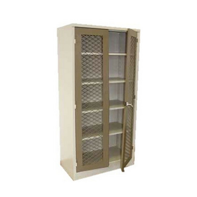Supply Wise steel stationery cupboard similar to the Game ivory and karoo steel stationery cupboard with 4 shelves and 2 doors.
