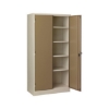 Supply Wise steel stationery cupboard similar to the Cashbuild ivory and karoo steel stationery cupboard with 4 shelves and 2 doors.