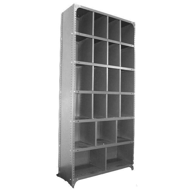 Supplywise pigeon hole cabinet similar to the Buco hammertone grey steel pigeon hole cabinet with 21 compartments.