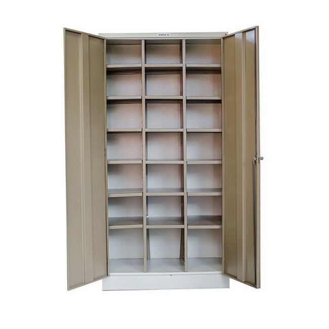 Supplywise pigeon hole cabinet similar to the Mica ivory and karoo steel pigeon hole cabinet with 21 compartments.
