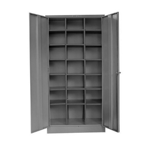 Supplywise pigeon hole cabinet similar to the Adendorff hammertone grey steel pigeon hole cabinet with 21 compartments.