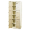 Supply Wise 12 tier steel locker similar to the Chamberlains ivory and karoo 12-tier steel locker with 12 doors, 180x60x45 cm.