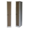 Supplywise single steel locker similar to the Game ivory and karoo single tier steel locker with one door, 180x30x45 cm.