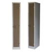 Supplywise single steel locker similar to the Game ivory and karoo single tier steel locker with one door, 180x30x45 cm.