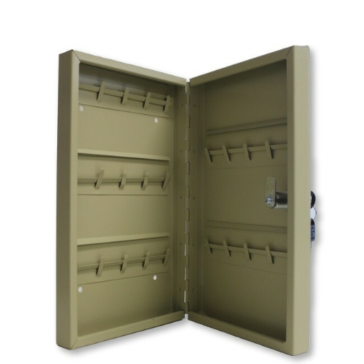 Supplywise key cabinet similar to the Makro ivory steel key cabinet for 25 keys, dimensions 31x18.5x5 cm.