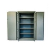Supply Wise fire resistant filing cabinet similar to the Buco grey steel fire resistant stationery cabinet with 4 shelves.