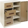 Supplywise steel filing cabinet similar to the Mica ivory and karoo steel filing cabinet with 4 drawers and 1 door.